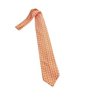 RM Sport University of Tennessee Vols Silk Blend Tie Orange White Power T Logo